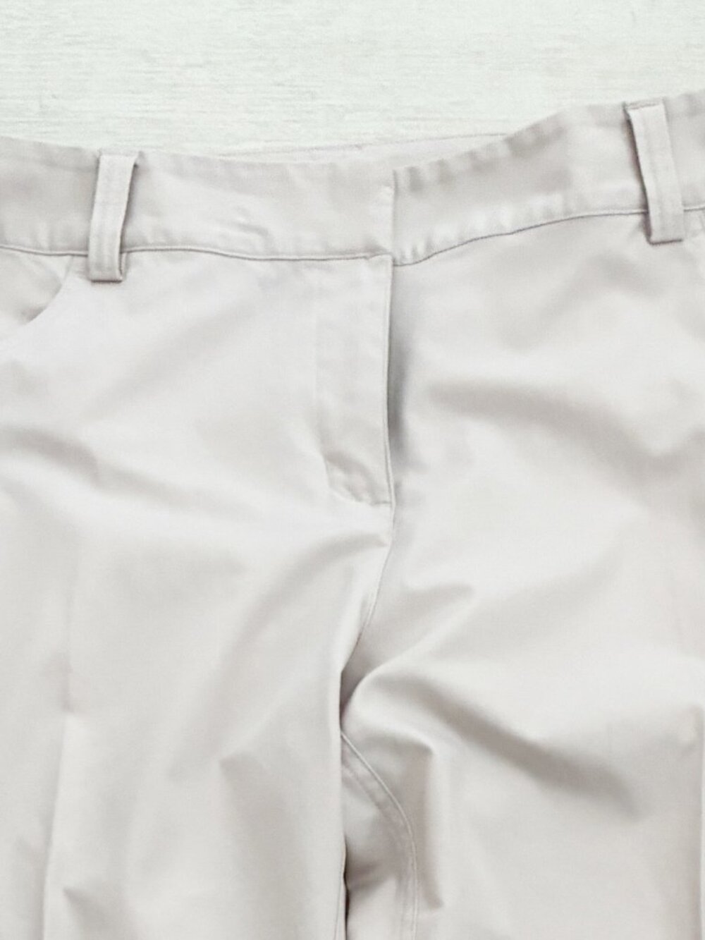 Adidas Climalite Women's Flat-Front Performance Golf Pants Beige AE7002 Size 10 - Picture 5 of 6